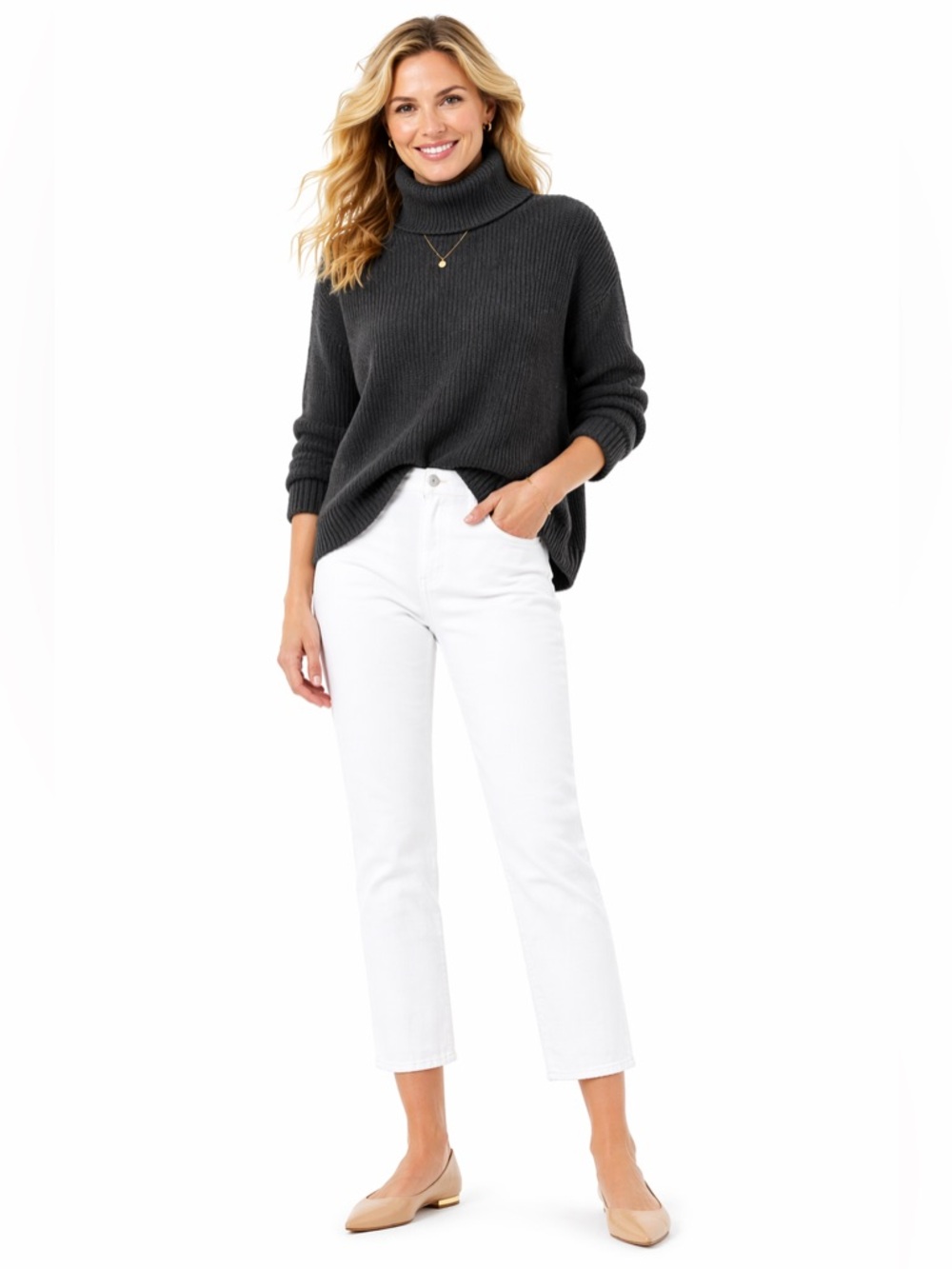 J. Crew Ribbed Turtleneck Sweater